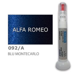 Krāsu korektors skrāpējumu korekcijai ALFA ROMEO 092/A - BLU MONTECARLO 12 ml cena un informācija | Auto krāsas | 220.lv