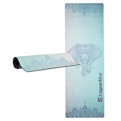 Jogas paklājiņš Insportline Sunshine, 183x61 cm, zils cena un informācija | Vingrošanas paklāji | 220.lv