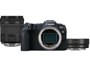 Canon EOS RP + RF 24-105mm F4-7.1 IS STM + Mount Adapter EF-EOS R cena un informācija | Digitālās fotokameras | 220.lv