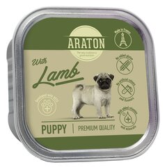 Araton Puppy with lamb konservi ar jēru jauniem suņiem, 150 g cena un informācija | Konservi suņiem | 220.lv
