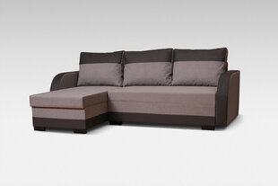 Universāls stūra dīvāns Emil, brūns cena un informācija | Stūra dīvāni | 220.lv