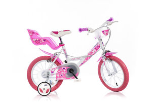 Meiteņu velosipēds Dino bikes 14&quot; (144 RN) cena un informācija | Bērnu velosipēdi | 220.lv