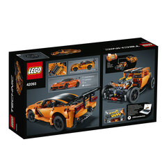 42093 LEGO® Technic Chevrolet Corvette ZR1 цена и информация | Конструктор автомобилей игрушки для мальчиков | 220.lv