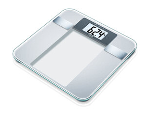 Digitālie vannas istabas svari Beurer 760.30 Sudrabs Stikls cena un informācija | Ķermeņa svari, bagāžas svari | 220.lv