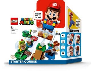 71360 LEGO® Super Mario Piedzīvojums ar Mario PAMATKOMPLEKTU cena un informācija | Rotaļlietas zēniem | 220.lv