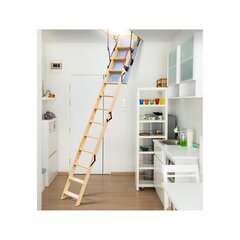 Koka bēniņu kāpnes Extra 4IQ 90 x 70 cm cena un informācija | Kāpnes | 220.lv