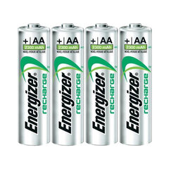 Atkārtoti uzlādējamas baterijas Energizer AA, 4 gab. cena un informācija | Baterijas | 220.lv