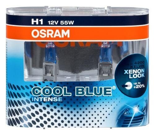 Osram spuldze H1 12V 55W Cool Blue Intense (2 gab.) cena