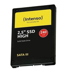 INTENSO (3813440) 2,5" SSD SATA III High 240GB cena un informācija | Iekšējie cietie diski (HDD, SSD, Hybrid) | 220.lv