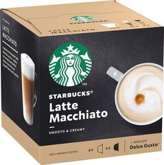 STARBUCKS Latte Macchiato by NESCAFÉ DOLCE GUSTO, 12 kaps. cena un informācija | Kafija, kakao | 220.lv