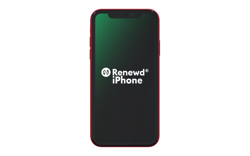 Renewd® iPhone XR 64GB Red internetā