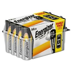 Baterijas Energizer LR06-24AA Alkaline power AA (LR6) blistera iepakojumā 24GB. cena un informācija | Baterijas | 220.lv
