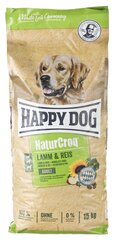 Happy Dog barība pieaugušiem suņiem ar jēra gaļu un rīsiem NaturCroq Lamm&Reis 15 kg cena un informācija | Sausā barība suņiem | 220.lv