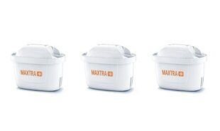 Ūdens filtri „BRITA MAXTRA PLUS HARD WATER EXPERT“ (1038700) 3 gab., 150 L., balti cena un informācija | Ūdens filtri | 220.lv