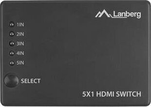 Lanberg SWV-HDMI-0005 cena un informācija | Komutatori (Switch) | 220.lv