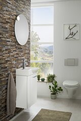 Apakšējais vannas istabas skapītis Fackelmann Lino Mini 45, balts cena un informācija | Vannas istabas skapīši | 220.lv