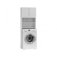 Skapis virs veļas mazgājamās mašīnas Pola, balts cena un informācija | Vannas istabas skapīši | 220.lv
