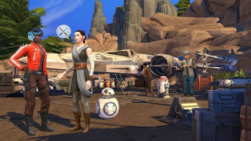 PC Sims 4: Star Wars Bundle incl. Journey to Batuu Game Pack lētāk