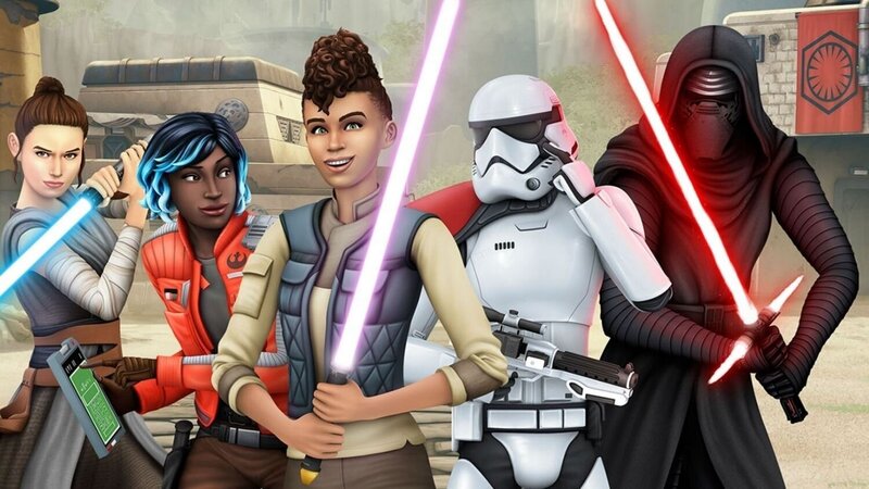 PC Sims 4: Star Wars Bundle incl. Journey to Batuu Game Pack