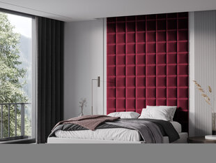 Mīkstas sienas plāksnes, 3 gab., Cosmopolitan Design Majuro R2, sarkanas cena un informācija | Mīkstie sienas paneļi | 220.lv