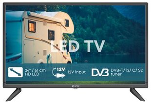 eSTAR LED TV 24"/61cm LEDTV24D5T2 Black Black cena un informācija | Televizori | 220.lv