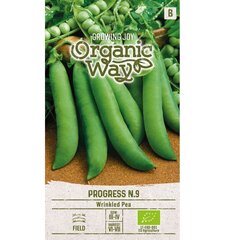 Zirņi Progress N.9 Organic Way 8,0 g cena un informācija | Dārzeņu, ogu sēklas | 220.lv