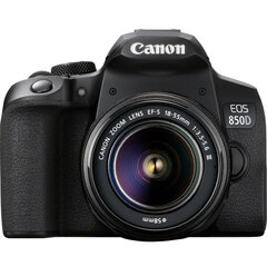 Canon EOS 850D 18-55mm III cena un informācija | Digitālās fotokameras | 220.lv