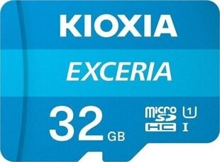 Atmiņas karte Kioxia Exceria 32GB U1 microSDHC cena un informācija | Atmiņas kartes mobilajiem telefoniem | 220.lv