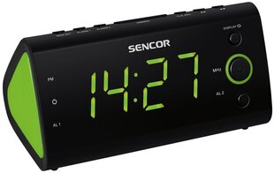 Sencor radio pulkstenis, zaļš cena un informācija | Radioaparāti, modinātājpulksteņi | 220.lv