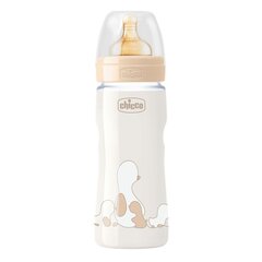 Barošanas pudele Chicco Original Touch brūna, 4 mēn+, 330 ml cena un informācija | Bērnu pudelītes un to aksesuāri | 220.lv