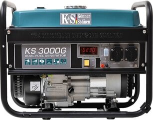 Benzīna / LPG ģenerators KS3000G cena un informācija | Elektrības ģeneratori | 220.lv