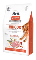 Brit Care Indoor Anti-Stress 7kg Kaķiem cena un informācija | Sausā barība kaķiem | 220.lv