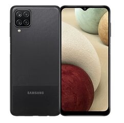 Samsung Galaxy A12, 64GB, Dual SIM, Black cena un informācija | Mobilie telefoni | 220.lv