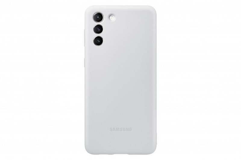 Samsung Silicone Cover piemērots Samsung Galaxy S21 Plus, light gray