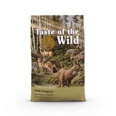 Taste of the Wild Pine Forest sausā suņu barība ar brieža gaļu, 12.2kg cena un informācija | Sausā barība suņiem | 220.lv