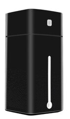 NORE Water Cube ultraskaņas gaisa mitrinātājs ar aromātu, 7 krāsas, melns, 1000ml cena un informācija | Gaisa mitrinātāji, attīrītāji, difuzori | 220.lv