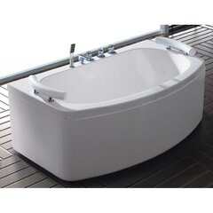 Akrila vanna B1790-1 bez masāžas (simple) 170cm cena un informācija | Vannas | 220.lv