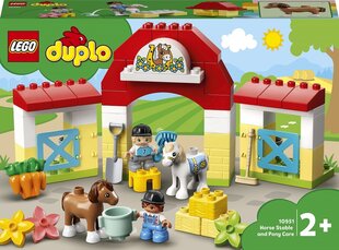 10951 LEGO® DUPLO Town Конюшня и уход за пони цена и информация | Конструкторы | 220.lv