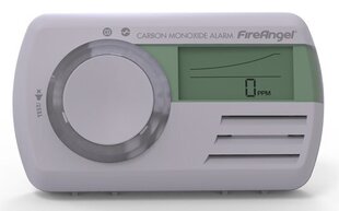 Oglekļa Monoksīda - tvana gāzes detektors FireAngel 9D LCD cena un informācija | Gāzes, dūmu detektori | 220.lv