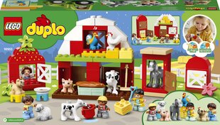 10952 LEGO® DUPLO Town Хлев, трактор и животные цена и информация | Конструкторы | 220.lv