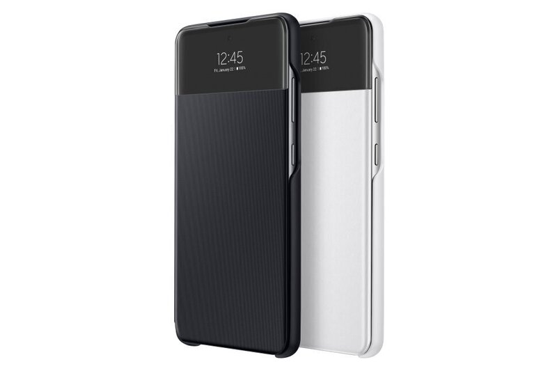 Samsung Smart S View Wallet maciņš piemērots Samsung Galaxy A52, Balts lētāk
