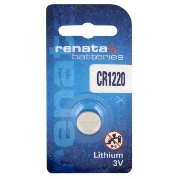 Baterija Renata 1220 Litija 3V cena un informācija | Baterijas | 220.lv