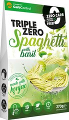 Triple zero pasta - spageti ar baziliku 270 g cena un informācija | Funkcionālā pārtika | 220.lv