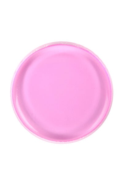 Silikona grima sūklis Round Bright Pink BYS