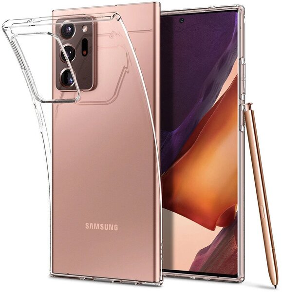 Caurspīdīgs telefona vāciņš priekš Samsung Galaxy Note 20 Plus internetā