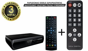 New Digital T2 265 HD Senior cena un informācija | Virszemes TV uztverēji | 220.lv