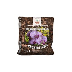 Augsne Orhidejām Juknevičiaus kompostas, 3,5 L cena un informācija | Grunts, zeme, kūdra, komposts | 220.lv