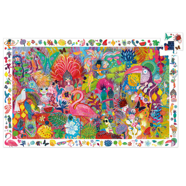 Izpētes puzle - Rio karnevāls (200 gab.), DJECO DJ07452 cena un informācija | Puzles, 3D puzles | 220.lv