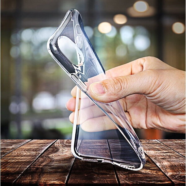 TakeMe Perfect Clear 2mm Caurspīdīgs aizmugures maks priekš Samsung Galaxy A41 (A415F)