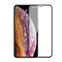 TakeMe HARD Ceramic Полной повверхностю защитное стекло для Apple iPhone 11 / iPhone XR Черный цена и информация | Защитные пленки для телефонов | 220.lv